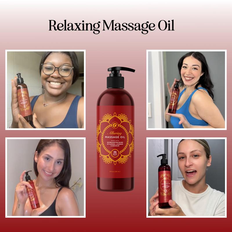 Maple Holistics Relaxing Massage Oil for Home or Professional Use Body Care Comfort Cosmetic