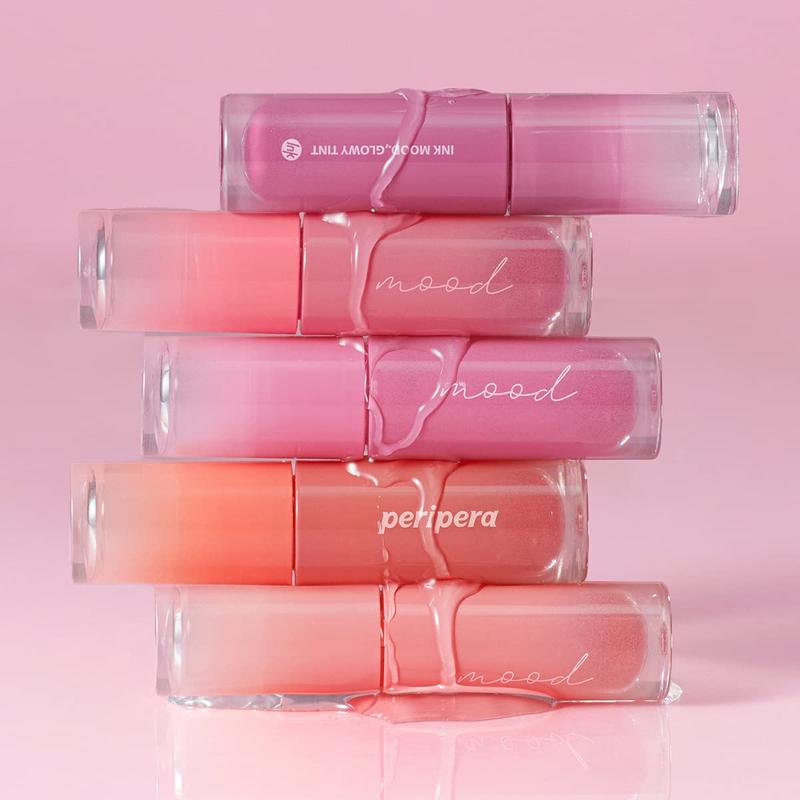 [Peripera] Ink Mood Glowy Tint (11 Colors), Plumping, Volume Gloss, Bunny Tongue Lips, Glazed Glass Lips, Korean Lip Gloss, Juicy Lips, Lightweight, Non-sticky, Shiny & Glowy, Vivid & Transparent, Layer Lips, Lip Combo, Lipstick