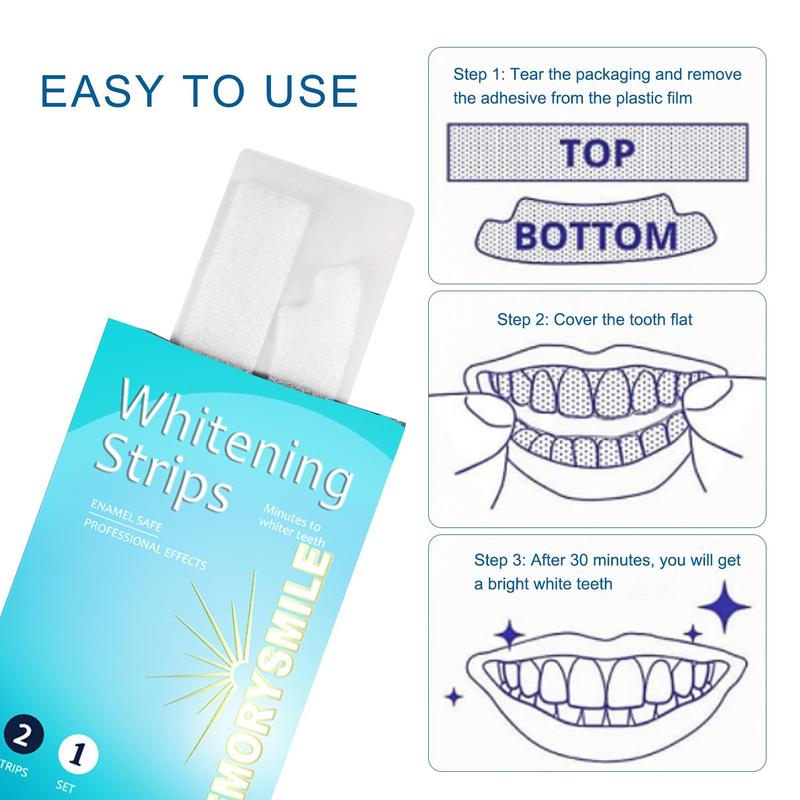 Teeth Brightening Strips, 14pcs set Professional Teeth Brightening Gentle Strips, Breath Freshening Teeth Brightening Strips, Summer Essentials, Back to School Oral Care Products