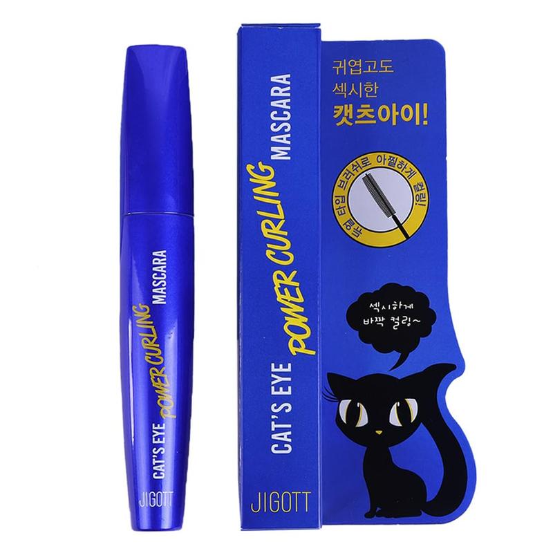 Jigott Cat’s Eye Power Curling Mascara - 0.42oz 12g - Makeup Cosmetic Mascara