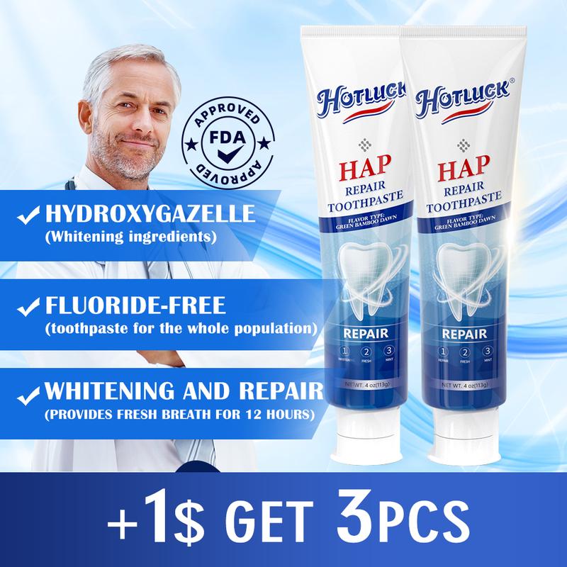 [+1$ get 3 pcs] Hotluck Toothpaste Oral Health Management, Fresh