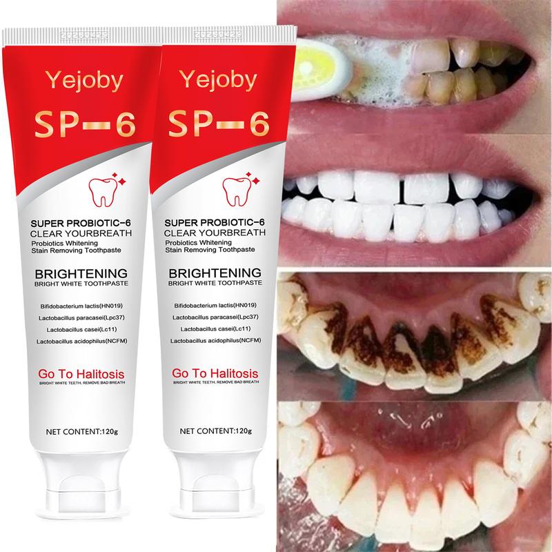 (New) 2024 Super Probiotic Sp-6 Toothpaste, Sp-6 Ultra Whitening Toothpaste, Sp 6 Toothpaste,Fresh Breath, Sp-6 Toothpaste 4.9 oz SP-10,SP-10 SP-8 SP-4 sp-10 sp-8 sp-4 sp8 sp6 sp4 SP-10