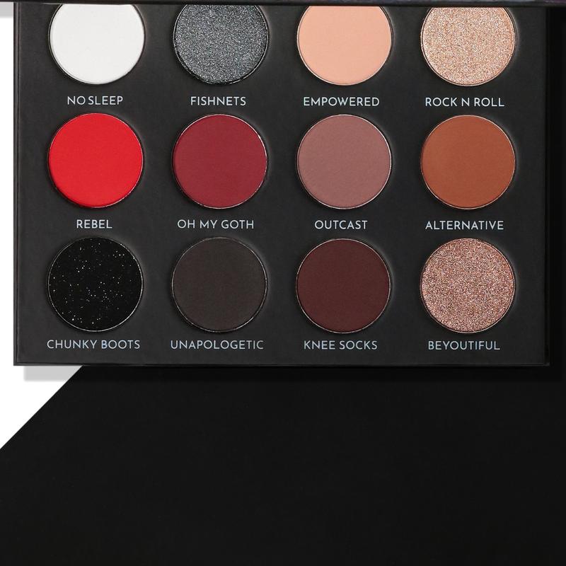 Not A phase Eyeshadow palette - Highly Pigmented Mattes and Shimmer Makeup, Red and Black Shadow