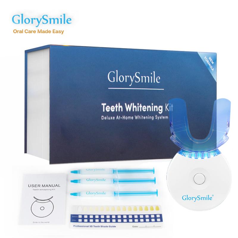 Teeth Whitening Kit LED Light  with 3 Carbamide Peroxide Teeth Whitening Gel for Sensitive Teeth