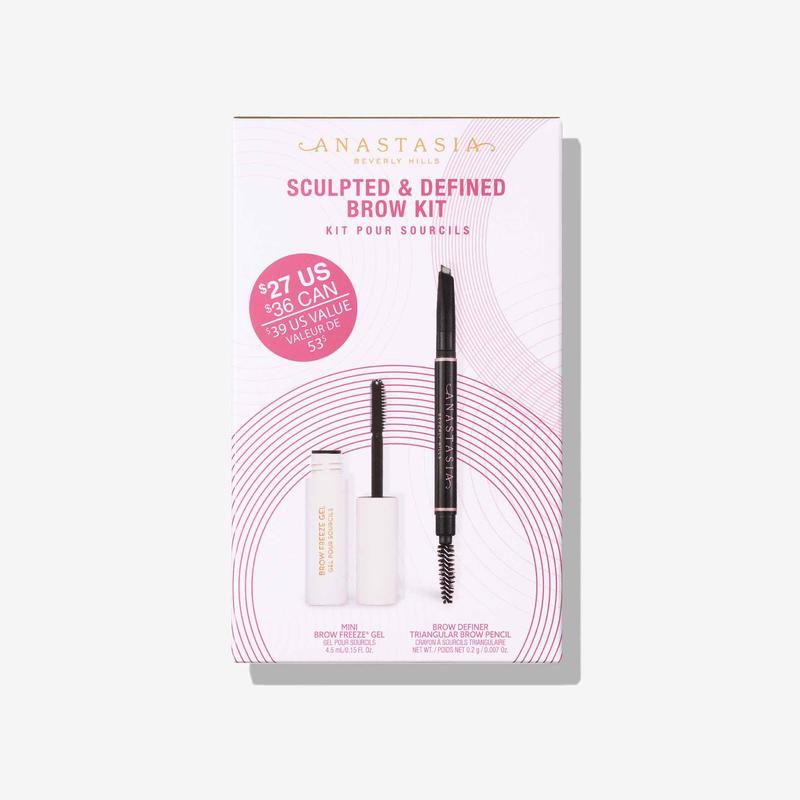 Anastasia Beverly Hills Sculpted & Defined Brow Kit - Full-size Brow Definer and Mini Brow Freeze Gel