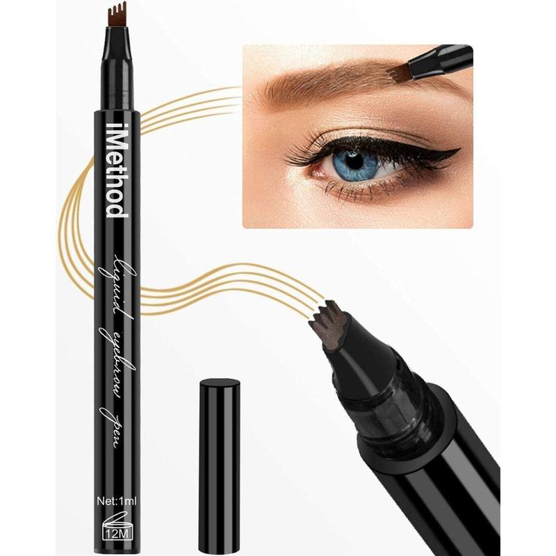 iMethod Eyebrow Pen - iMethod Eyebrow Pencil with a Micro-Fork Tip Applicator Creates Natural Looking Brows Effortlessly and Stays on All Day Makeup Cosmetic