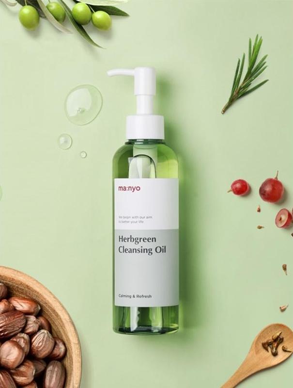 [ma:nyo Official Shop] Herb Green Cleansing Oil Gentle Makeup