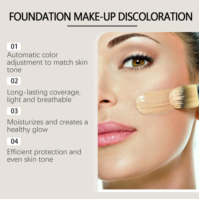 Warm Concealer Foundation Moisturizing Natural Concealer Long-lasting hydration non-flaking foundation