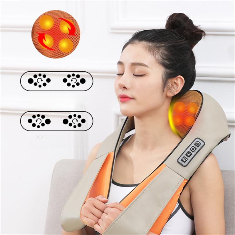 Finger pressure neck and back massager, electric shoulder car massager, used for back, shoulder, foot, and leg neck massagers Comfort