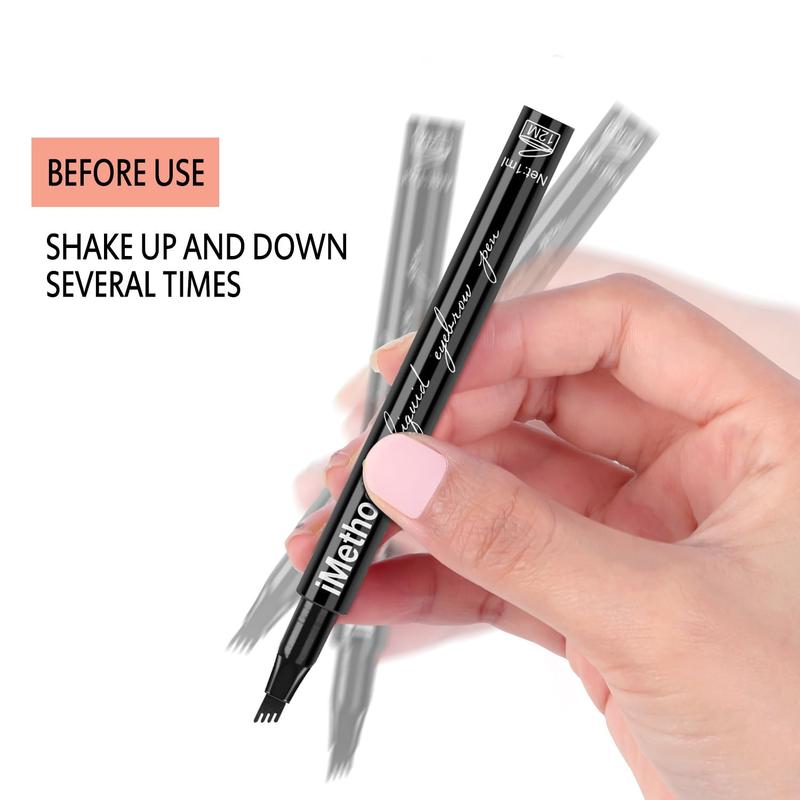 iMethod Eyebrow Pen - iMethod Eyebrow Pencil with a Micro-Fork Tip Applicator Creates Natural Looking Brows Effortlessly and Stays on All Day Makeup Cosmetic