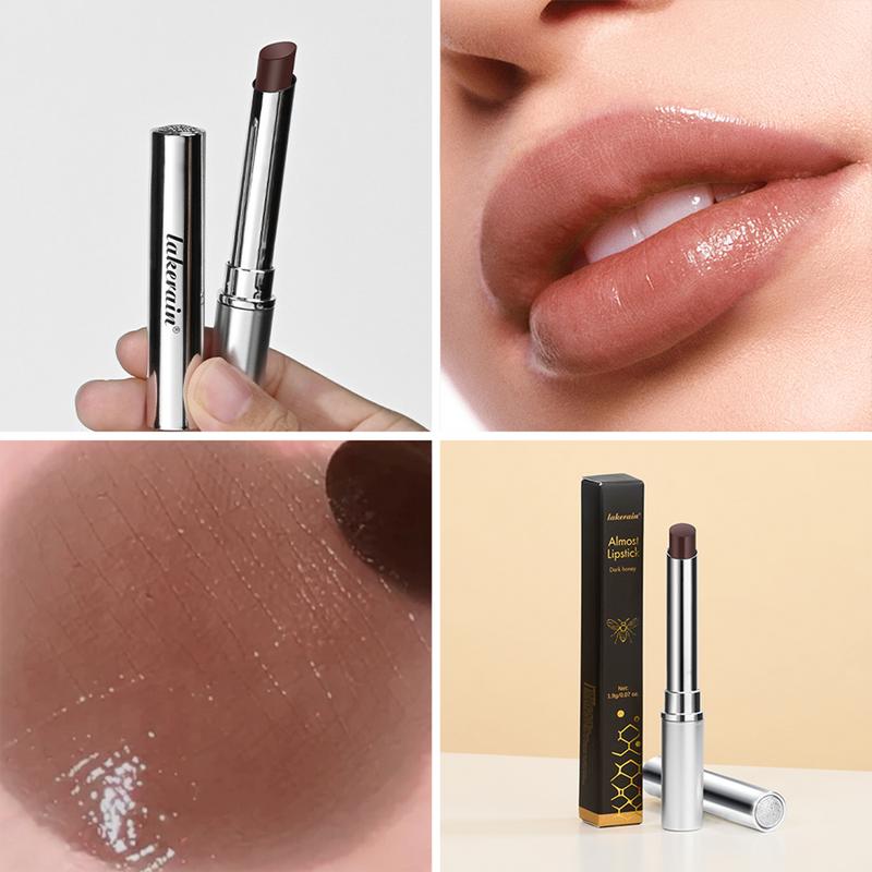 Lipstick in Dark Honey, Natural Lip Color, Long Lasting Moisturize Lip Gloss, The Perfect Blend of a Lipstick and Lip Balm in One Makeup Moisture