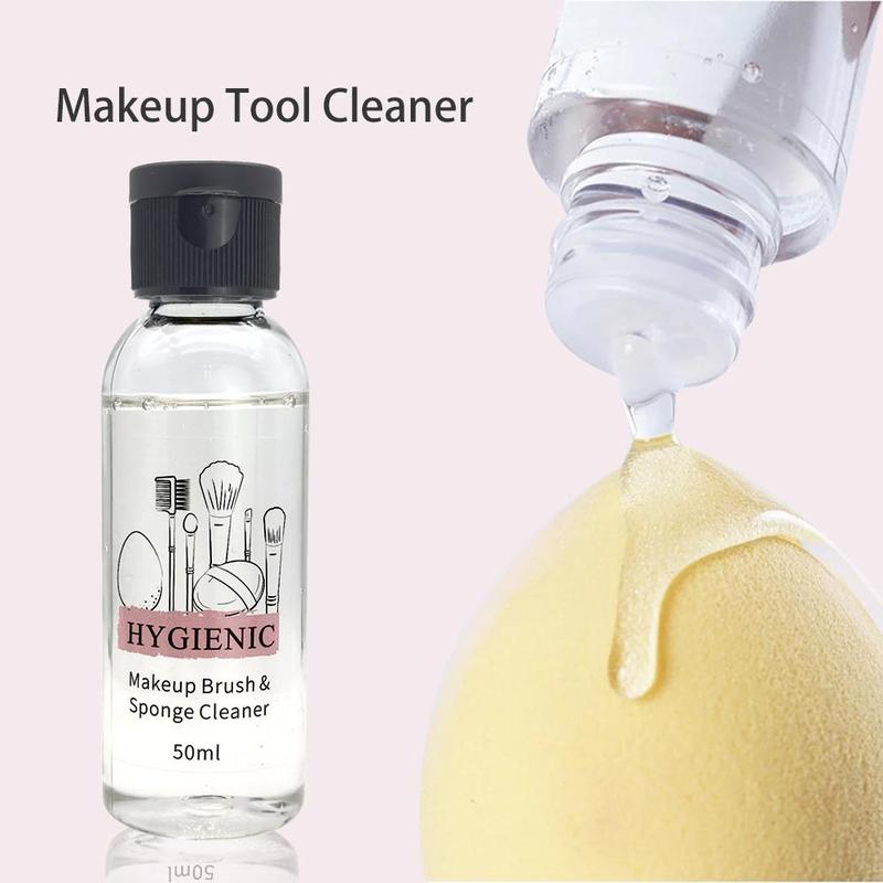 Makeup Brush Cleaner, 1 Count Gentle Makeup Tool Cleaning Liquid, Professional Cleaning Tools For Makeup Sponge & Powder Puff, Christmas Gift