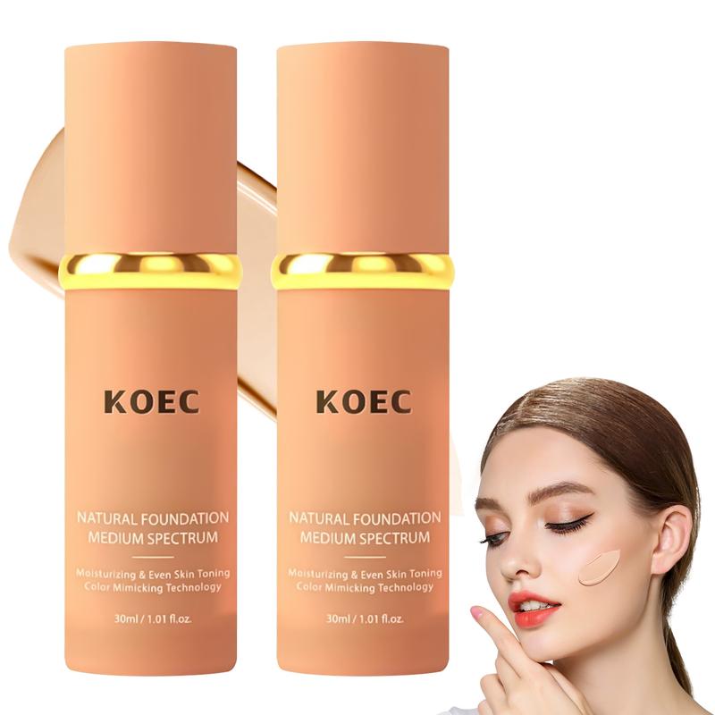 Foundation 4 in 1 - Medium Spectrum, Concealer, Coverage For Compiete Makeup Look Long, Wear Foundation, Cosmetic, Beauty Makeup Concealer, Luxury Grace