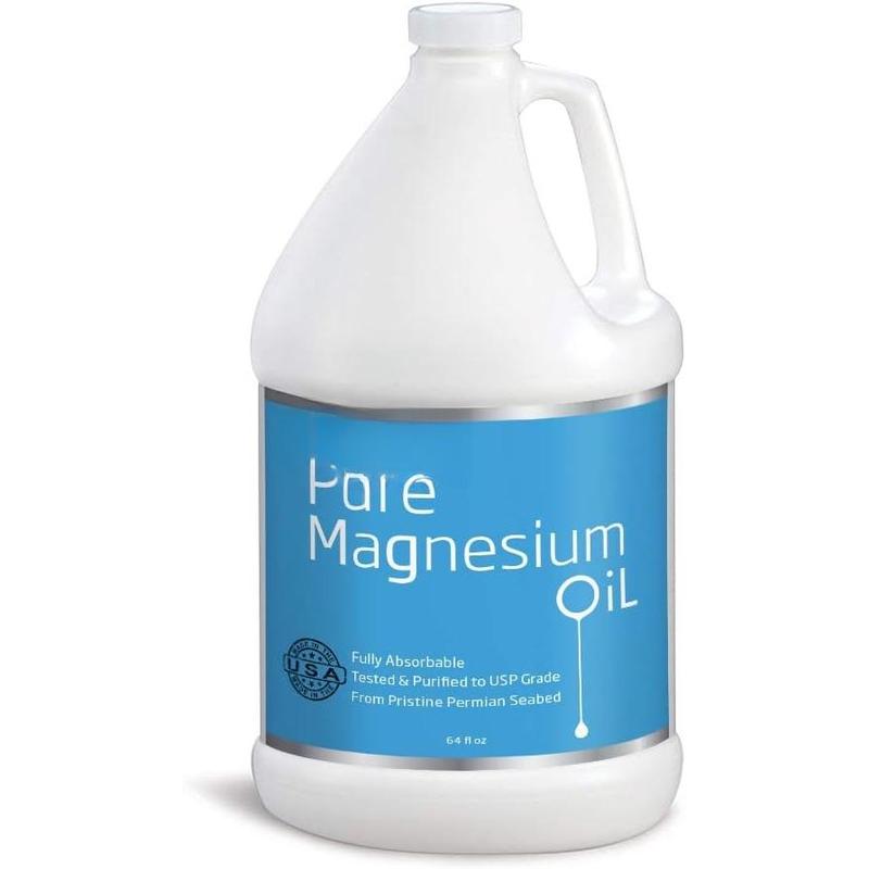 , Pure Magnesium Oil Spray - Big 12 oz (Lasts 9 Months) - USP Grade Magnesium Spray, No Unhealthy Trace  - from Ancient Underground Permian Seabed in , Free eBook Included