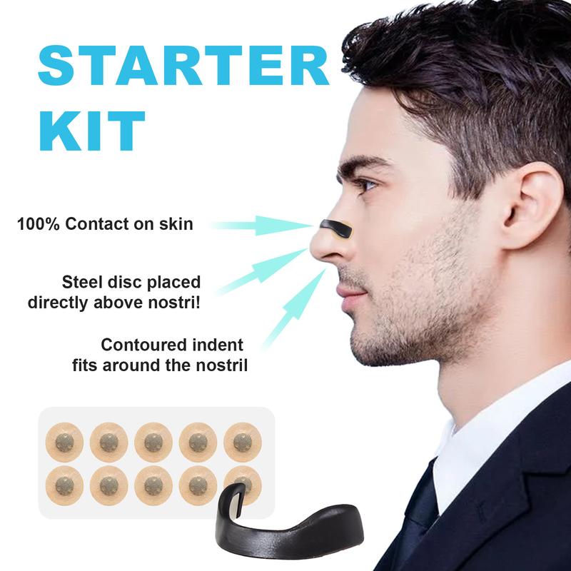 Magnetic Nasal Strips, Breathing Refill Tabs Pack For Better Sleep Reduced Snoring -30 Day Supply Extra Strength Snore Stopper