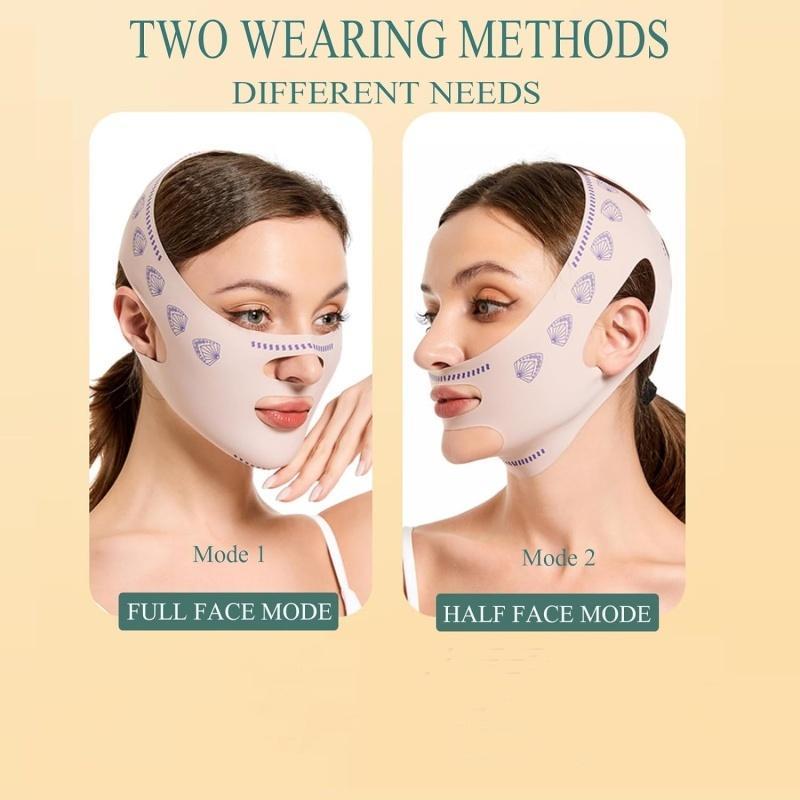 V Line Face Lifting Strap, Double Chin Cheek Lifting Bandage, V Shaped Skin Firming Mask, Sleeping Mask Strap Band for Girl Women's Gift