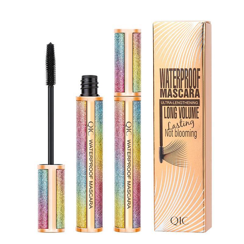 Lengthening Curling Mascara, 1 Count Long Lasting Quick Drying Eyelash Extensions Volume Building Mascara, Eye Lashes Lengthening Styling Defining Multiplying Curling Mascara Stick