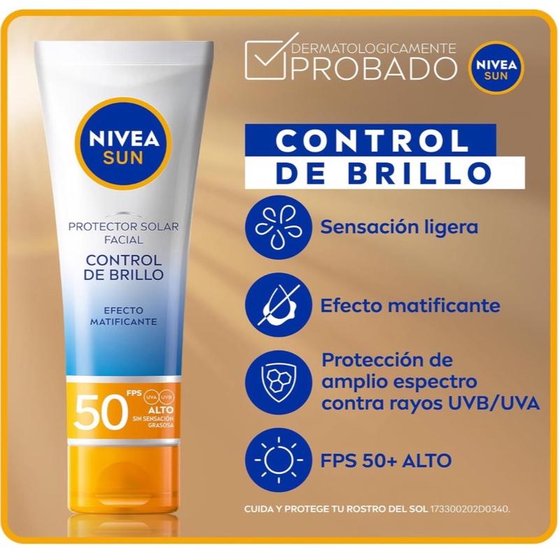 Nivea Sun facial sunscreen Lightweight Spf Skincare