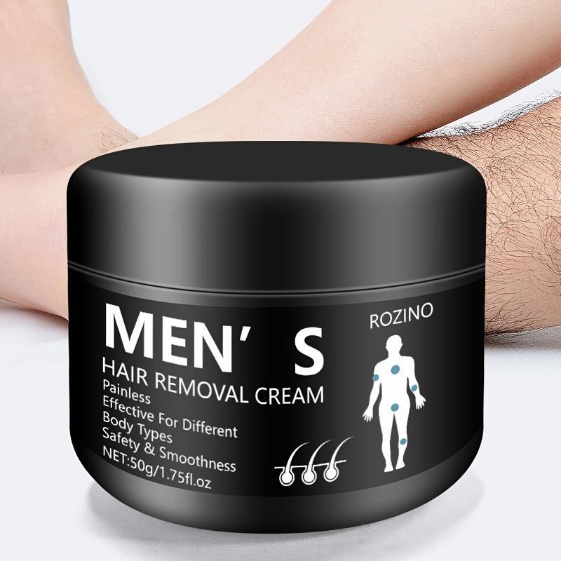 Men's Hair Removal Cream, Painless & Non-irritating Hair Removal Cream for Any Body Parts, Hair Removal Product for Men