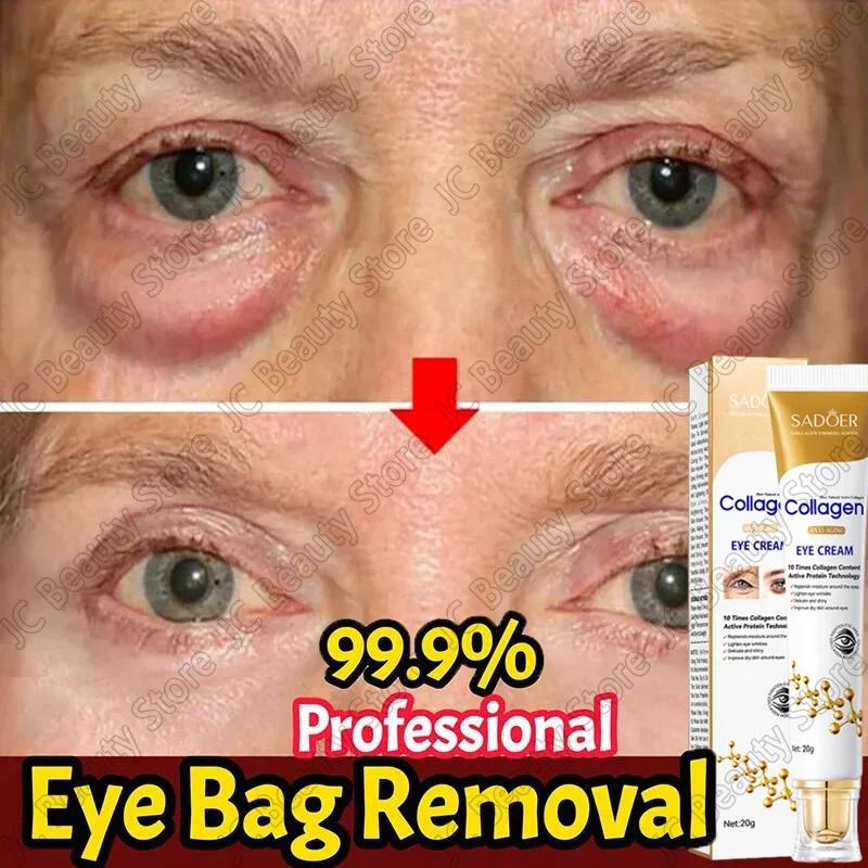 Instant Eye Bag Removal Cream Collagen Removal Wrinkles Firming Skin Fade Fine Lines Brighten Dark Circle Anti Puffiness Korean