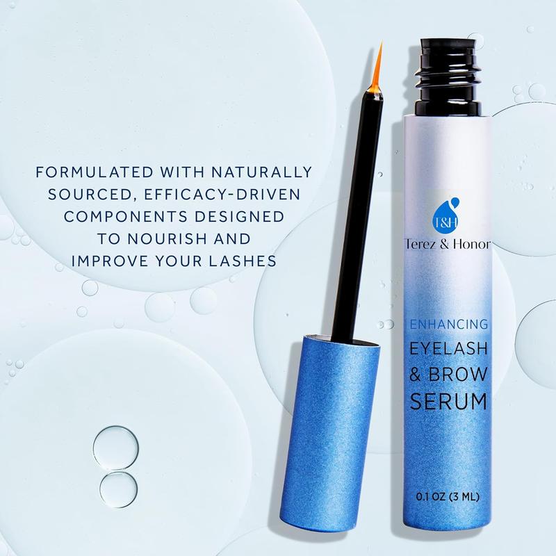 Advanced Eyelash Serum for Thicker, Longer Eyelashes and Eyebrows - Grow Luscious Lashes with Brow Enhancer (3mL) Makeup Mascara Nourishing Cosmetic