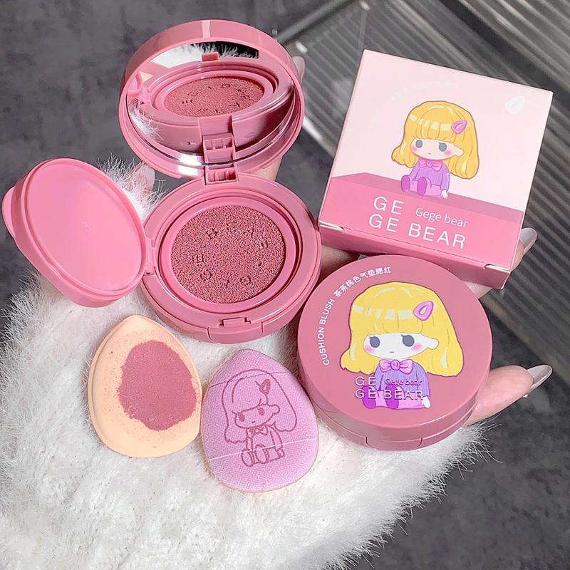 Long Lasting Blush, 1 Count Cute Cartoon Design Blush Palette, Facial Makeup Tools For Daily Use, Beauty & Personal Care