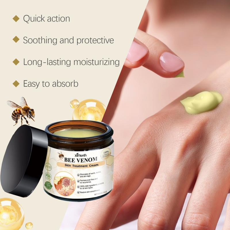 Bee Venom Skin Treatment Cream - Soft and Smooth Skin Moisturizing and Repairing Skin Care Cream