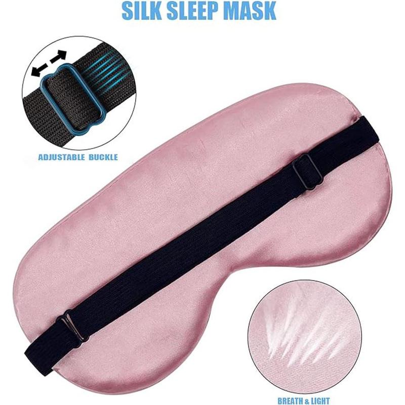 Solid Color Sleep Mask, Soft Comfortable Sleep Mask, Sleep Mask for Home Bedroom Travel