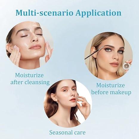 VGO Snail Mucin 92% Moisturizer Daily Face Gel Cream for Dry & Sensitive skin, 50g   1.76oz Cleanser Moisturizing Skincare VC essence hydrating set facial care skin care products for men and women