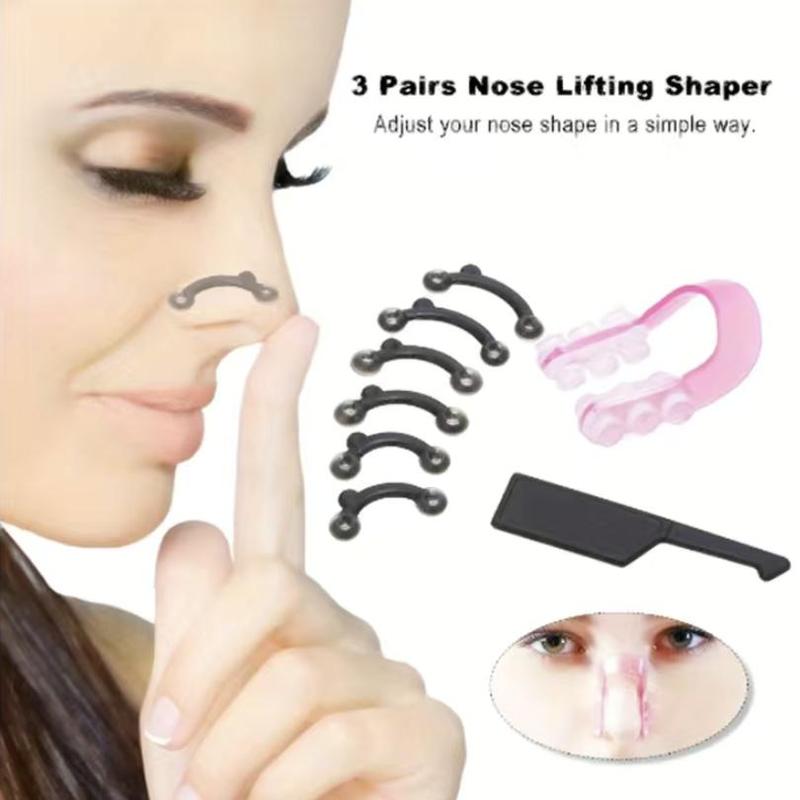 Nose Lifting Shaper, 1 Set Durable Nose Bridge Straightener for Daily Makeup, Portable Nose Bridge Shaping & Stretching Skincare Tools for Women & Girls, Face Sculpting Tool, Christmas, Christmas Gift