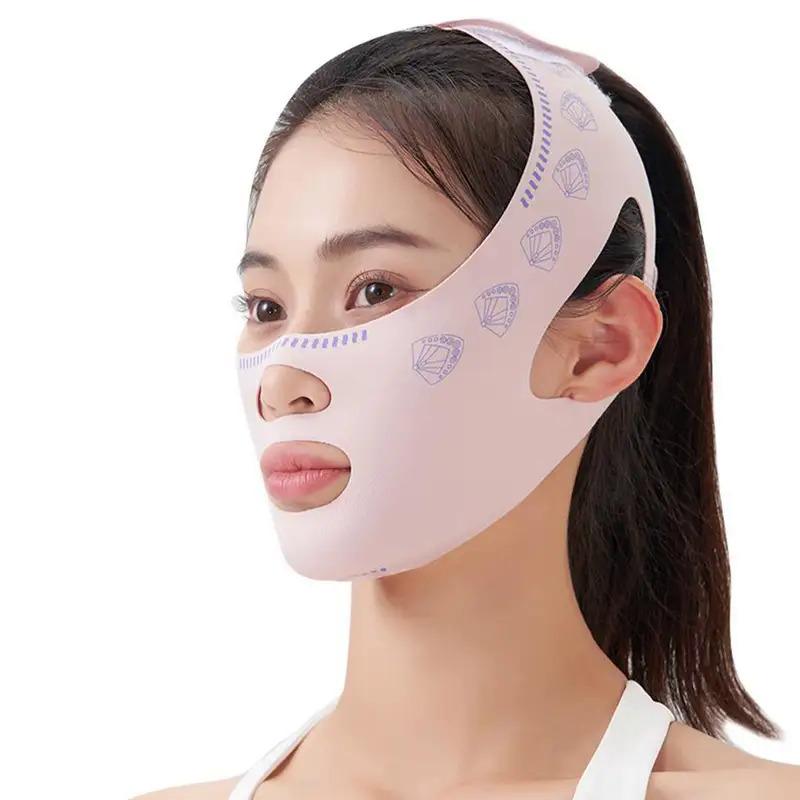 Reusable Face Slimming Bandage V Line Face Shaper Women Chin Cheek Lift Up Belt Facial Massage Strap Face Skin Care Beauty Tools