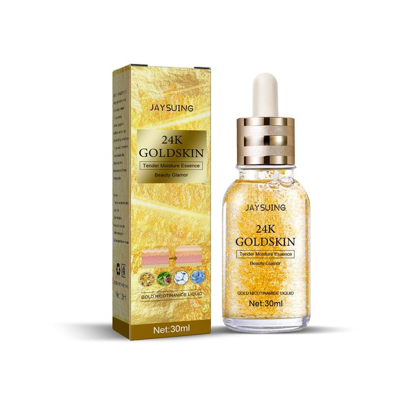 24k Gold Collagen Facial Lifting Serum, Moisturizing Facial Essence for Firming Skin, Hydrating Skin Care Products for Women & Girls