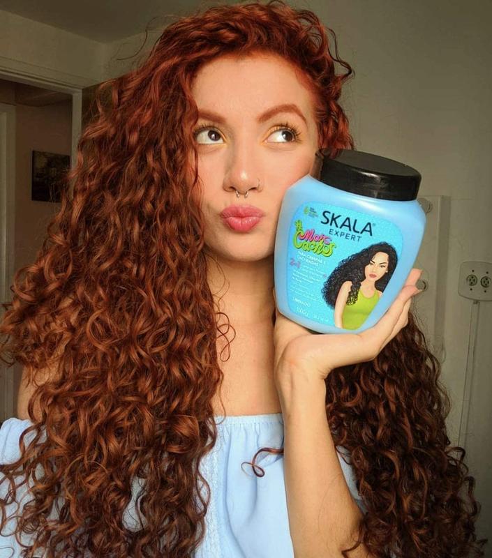 2 Pack SKALA Mais Cachos Hydrates Curls, Eliminates Frizz, For Curly Hair - 2 IN 1 Conditioning Treatment Cream and Cream To Comb 35.2oz New Conditioner Haircare