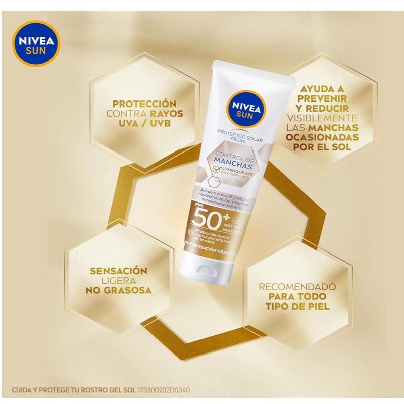 Nivea Sun facial sunscreen Lightweight Spf Skincare