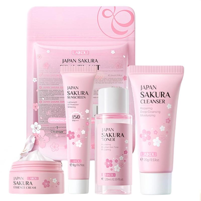 Sakura Skin Care Sets & Kits, Women Gift Sets ,Beauty Products For Women,Skin Care Routine Travel Kit