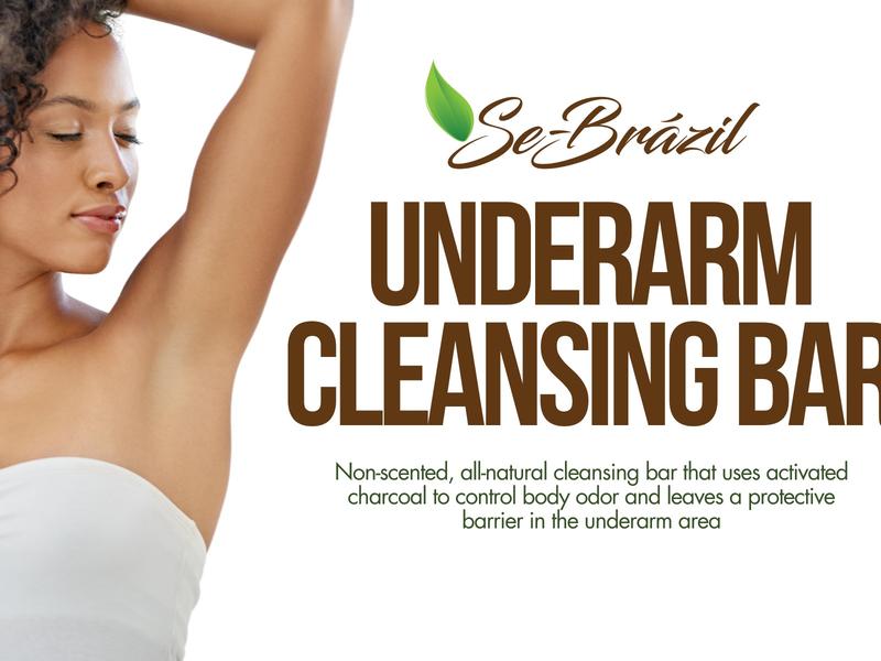 Se-Brazil Underarm Cleansing Bar 2oz Body Care Charcoal Unscented