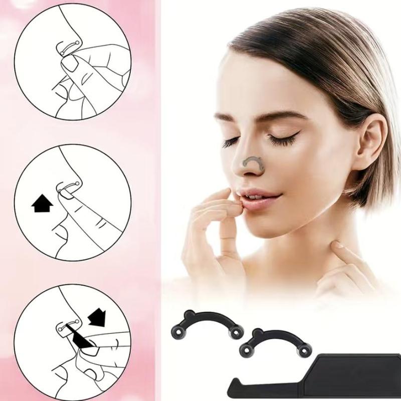 Nose Lifting Shaper, 1 Set Durable Nose Bridge Straightener for Daily Makeup, Portable Nose Bridge Shaping & Stretching Skincare Tools for Women & Girls, Face Sculpting Tool, Christmas, Christmas Gift