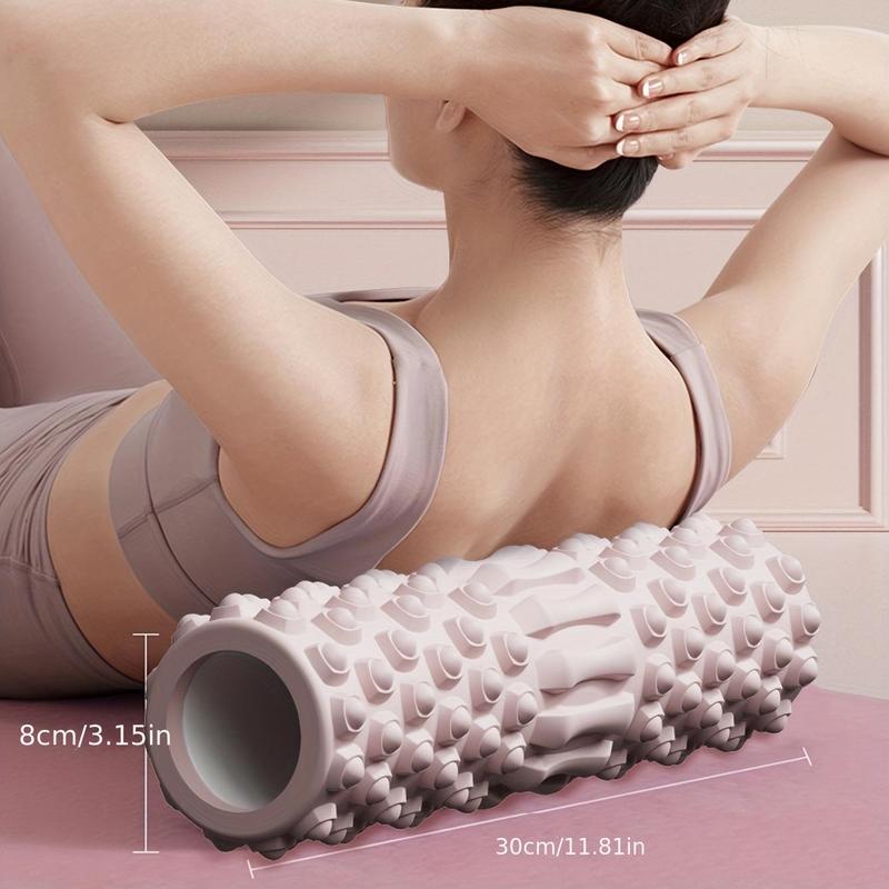 Yoga Foam Roller, 1 Count Muscle Massage Roller, Muscle Relaxation Tool For Home Gym Workout, yogachallenge