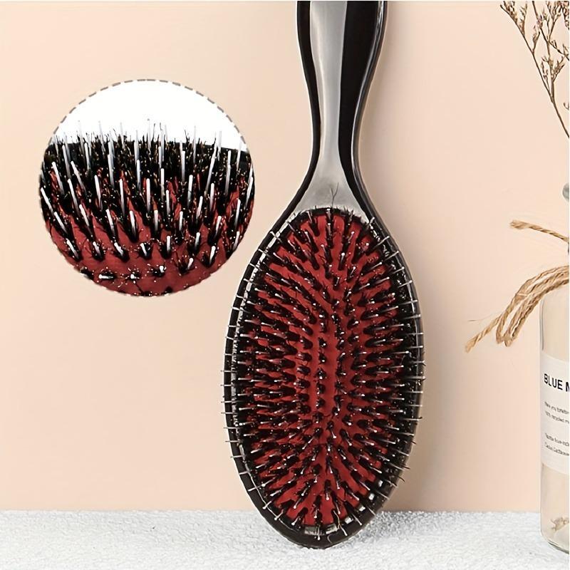 Scalp Massager Hair Brush, Hairdressing Detangling Comb, Salon Hairbrush, Heatless Haircare & Styling Tool, Hair Brush for Curl Hair Detailing, Christmas Gift