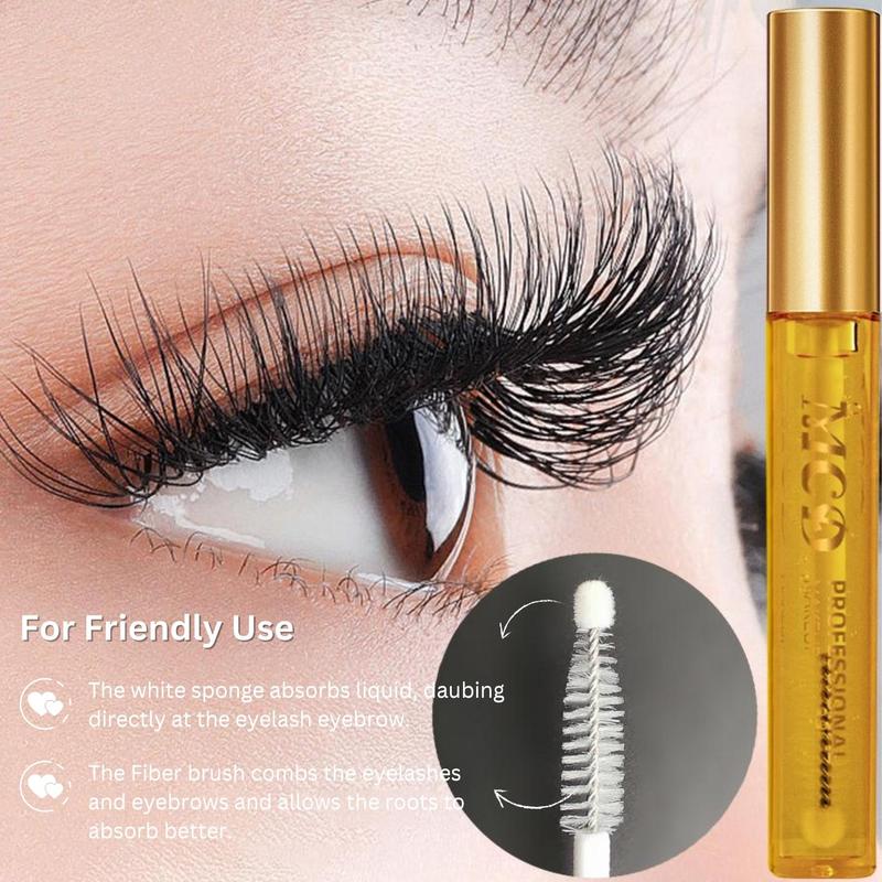 Natural Eyelash Eyebrow Enhancer Serum, 1 3 Counts Natural Ingredients for Healthier Lashes and Brows, Volumizing Eyebrow Enhancer Serum, Lash Serum, Christmas Gift