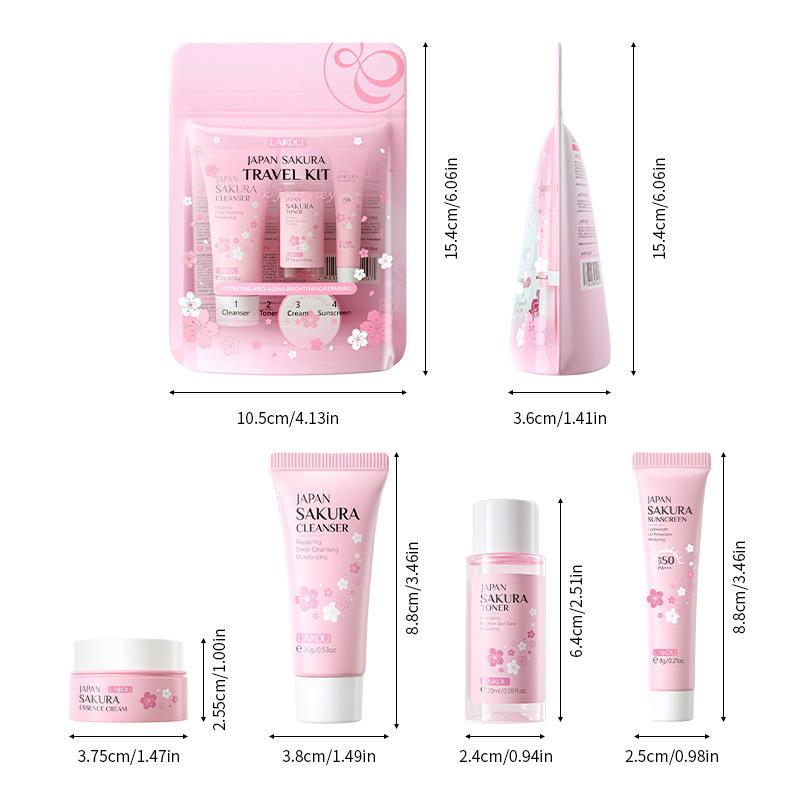 Sakura Skin Care Sets & Kits, Women Gift Sets ,Beauty Products For Women,Skin Care Routine Travel Kit