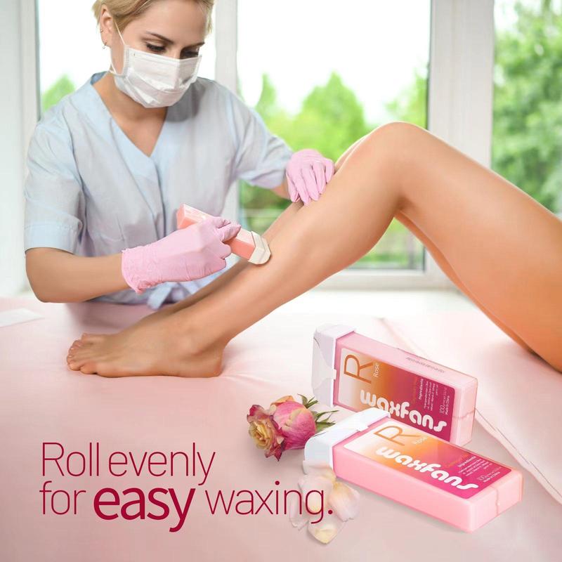 Hair Removal Wax Roller, 1 Set Hair Removal Wax, Wax Removal Kit, Body Hair Removal Cream, Exfoliating Hair Removal Cream, Skin Care Product