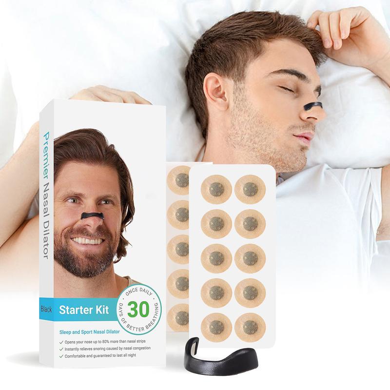 Magnetic Nasal Strips, Breathing Refill Tabs Pack For Better Sleep Reduced Snoring -30 Day Supply Extra Strength Snore Stopper