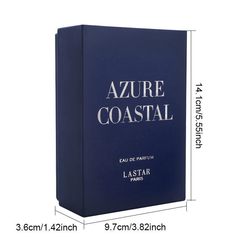 Azure Coastal Perfume Set, 2 Boxes Long Lasting Men's Perfume, Fresh and Elegant, Exquisite Birthday Gift Perfume, Christmas Gift