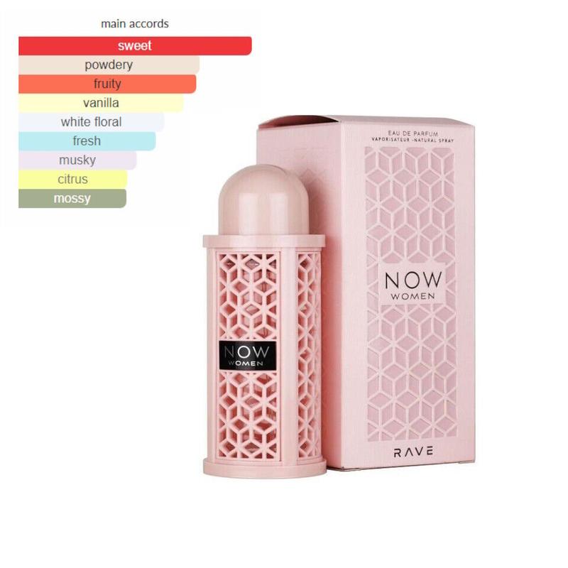 Lattafa Perfumes | Rave Now Women - Womens Fragrance - 3.4 oz (100ml) - Fruity - Powdery - Vanilla Fragrance