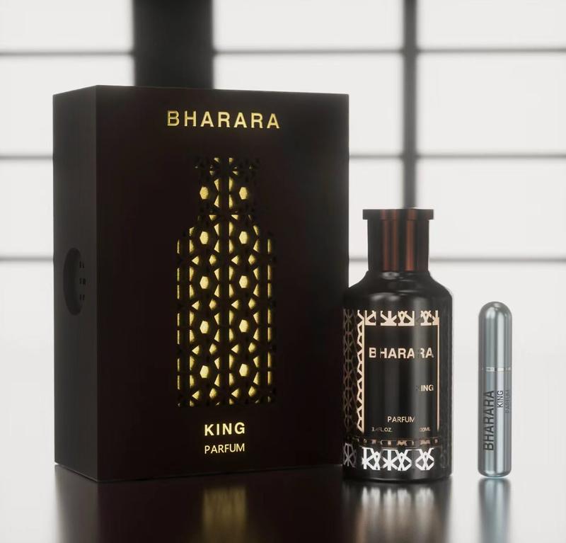 Bharara King Parfum for Men 3.4 FL Oz   100 ml - Citrus Fruity Aromatic Scent