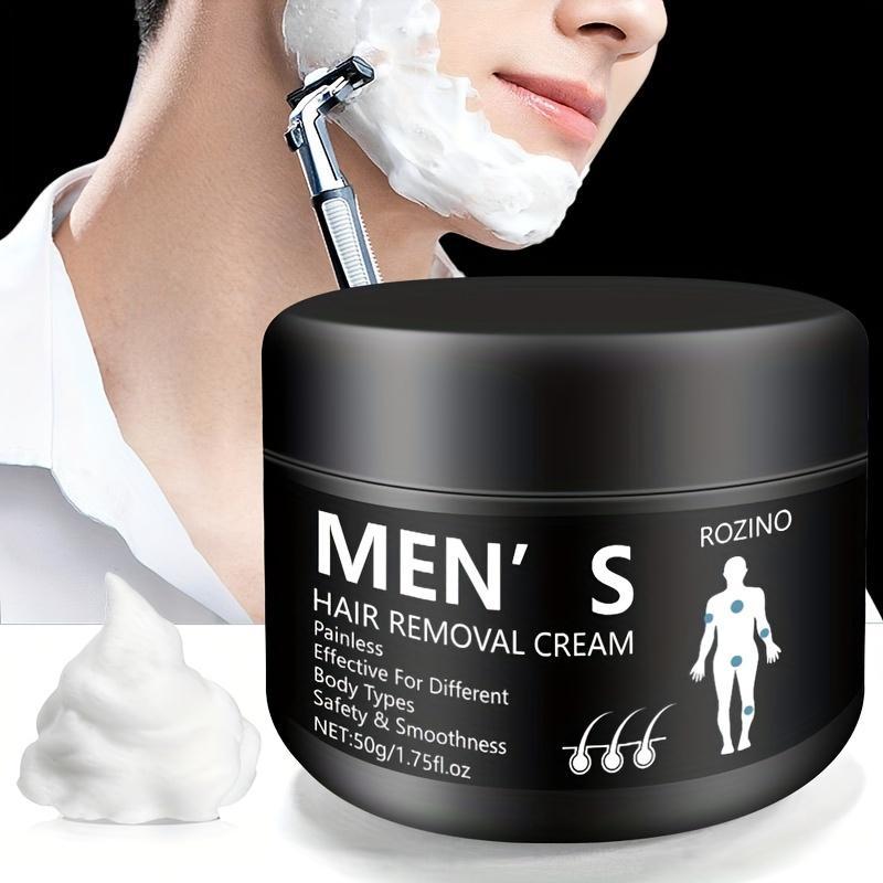 Men's Hair Removal Cream, Painless & Non-irritating Hair Removal Cream for Any Body Parts, Hair Removal Product for Men