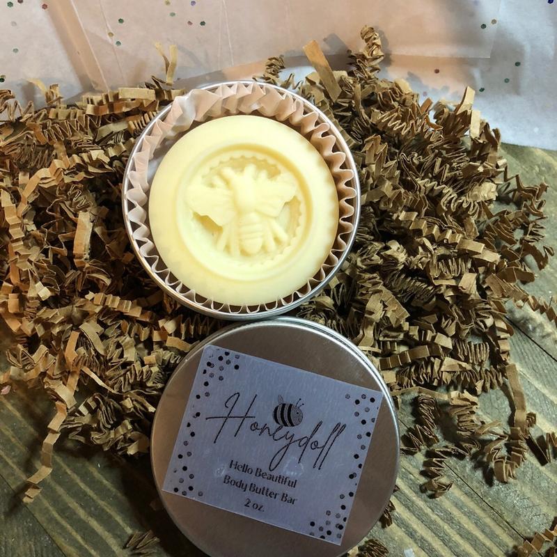 Solid Butter Lotion Bar with Shea and Cocoa Butter Moisturizing