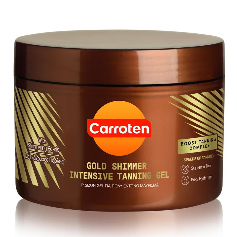 Carroten Gold Shimmer Intensive Tanning Gel SPF0 150 ml   5 oz