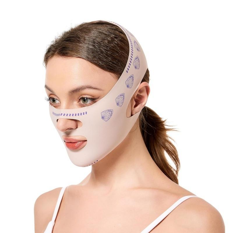 V Line Face Lifting Strap, Double Chin Cheek Lifting Bandage, V Shaped Skin Firming Mask, Sleeping Mask Strap Band for Girl Women's Gift